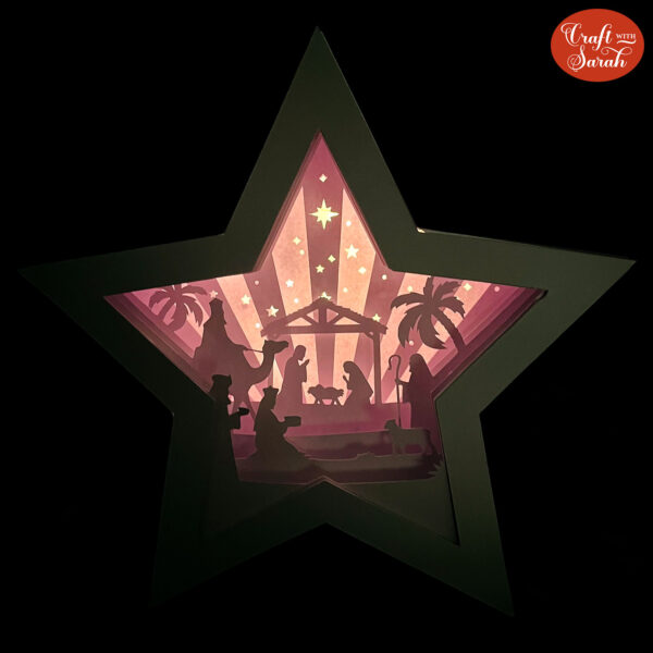 Nativity Star Frame SVG - Image 2