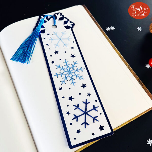 Snowflake Bookmark SVG