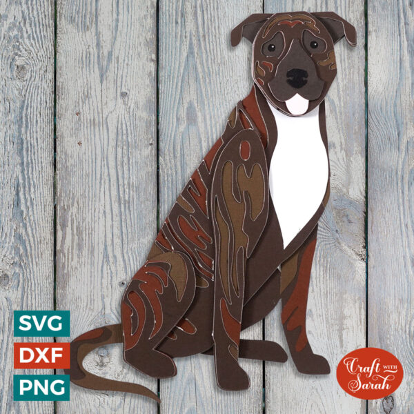 Tennessee Treeing Brindle SVG