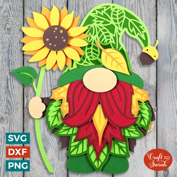 Autumn Gnome SVG - Male