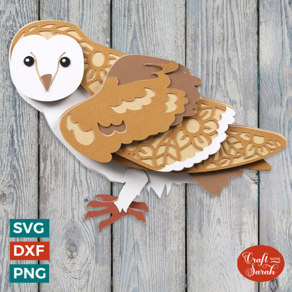 Barn Owl SVG