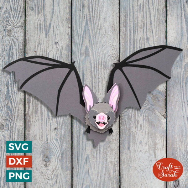 Flying Bat SVG