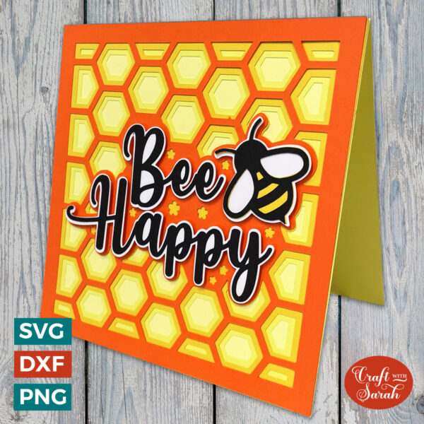 Bee Happy Greetings Card