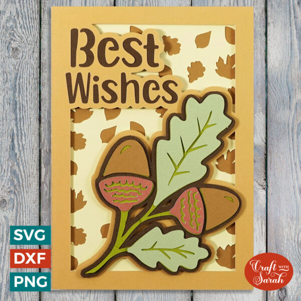 Autumn Best Wishes SVG