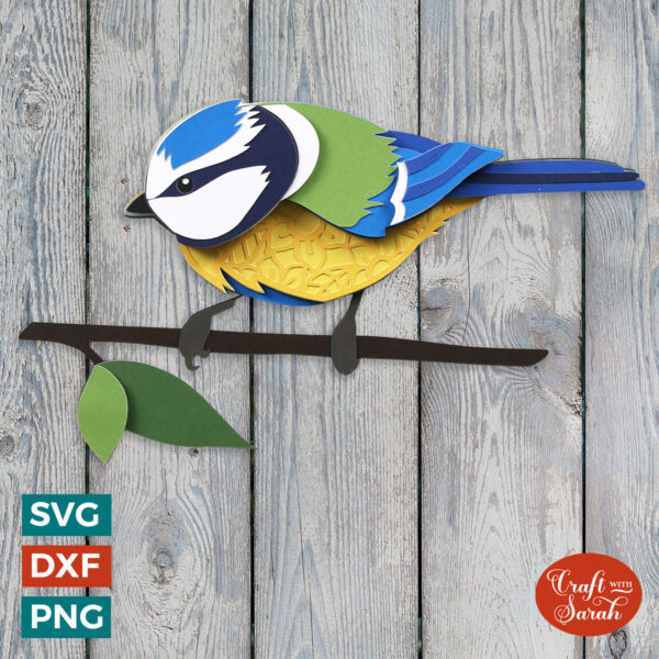 Blue Tit SVG