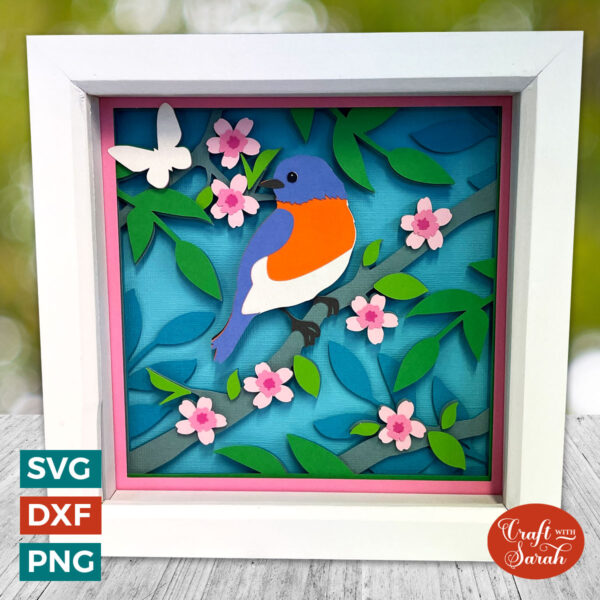 Bluebird Shadow Box