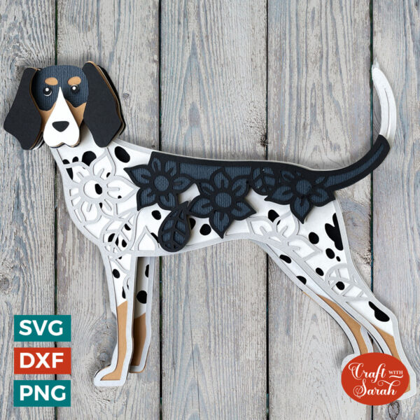 Bluetick Coonhound SVG