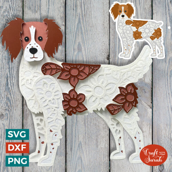 Brittany Spaniel SVG