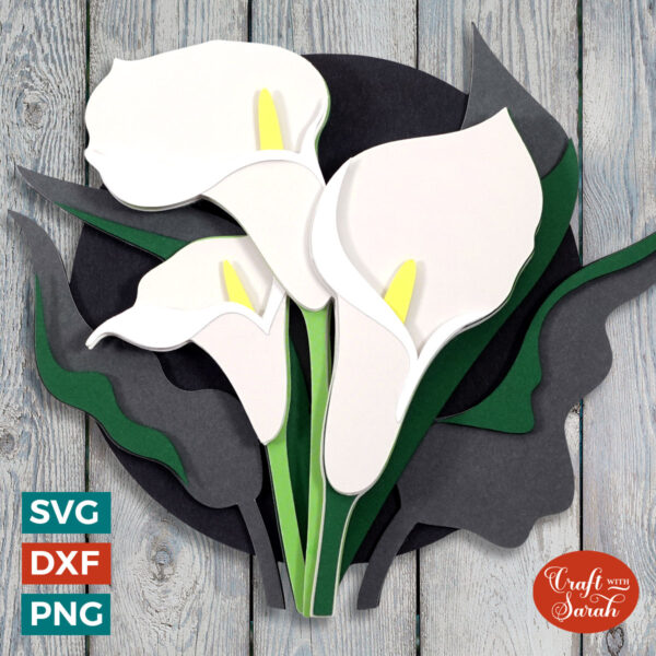 Calla Lilies SVG