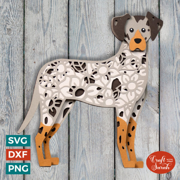 Catahoula Leopard Dog SVG