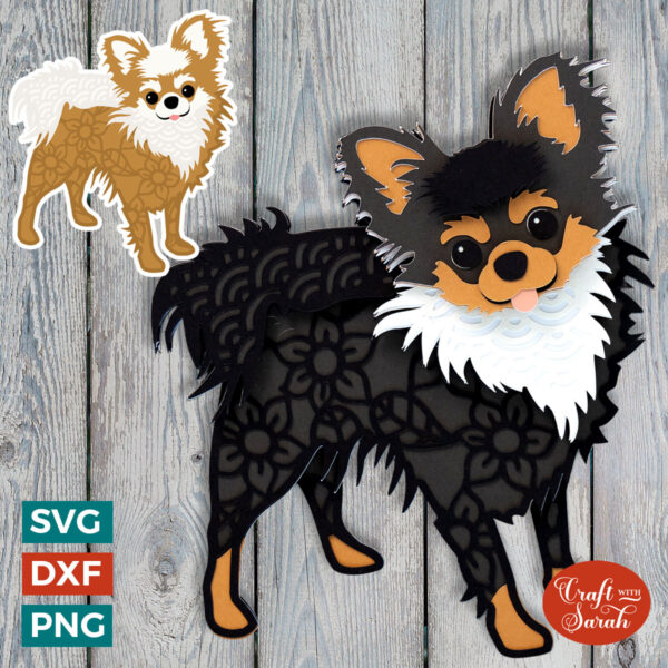 Chihuahua - Long Haired SVG