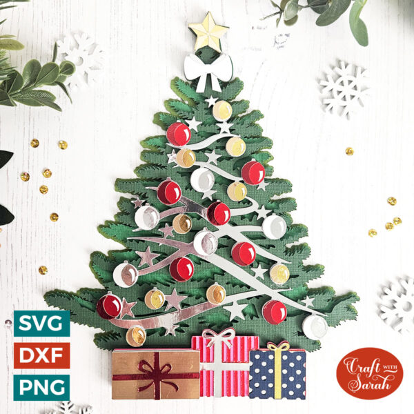 Traditional Christmas Tree SVG