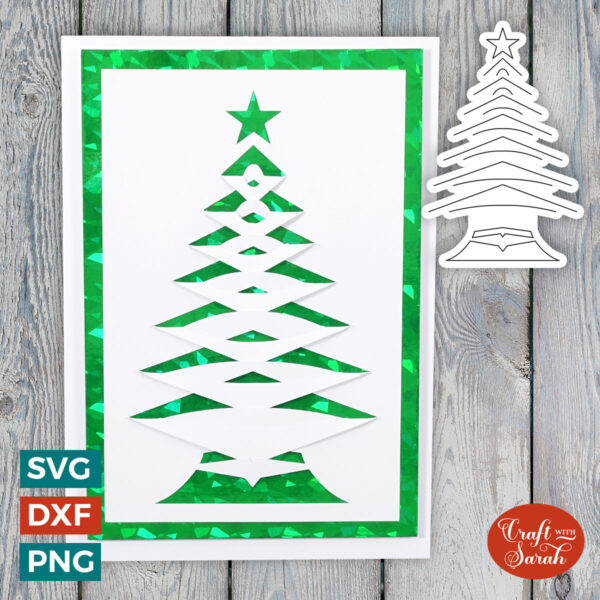 Christmas Tree Cut & Tuck Card