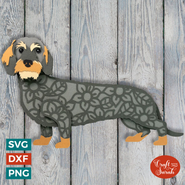 Dachshund - Wire Haired SVG