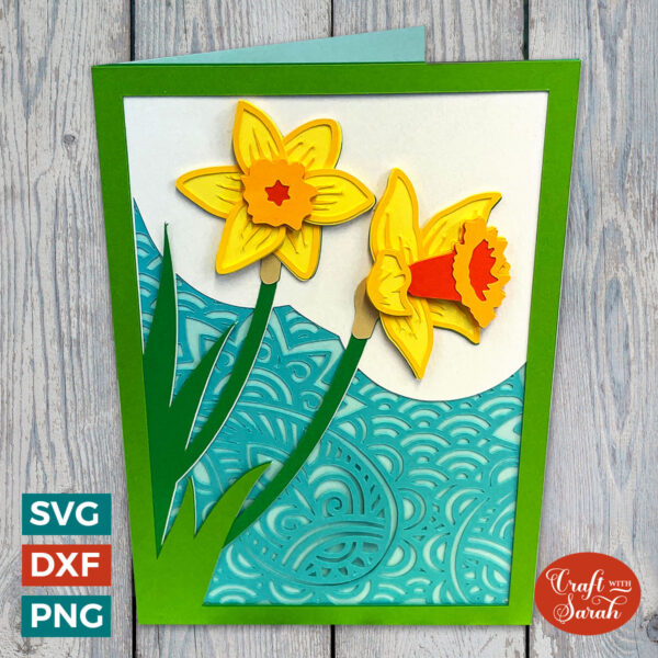 Daffodil Greetings Card