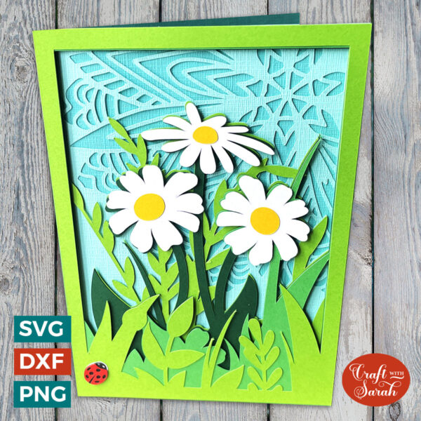 Daisy Flower Greetings Card