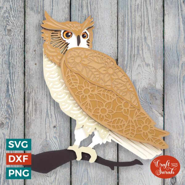 Eagle Owl SVG