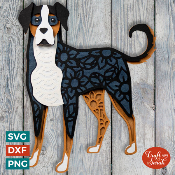 Greater Swiss Mountain Dog SVG