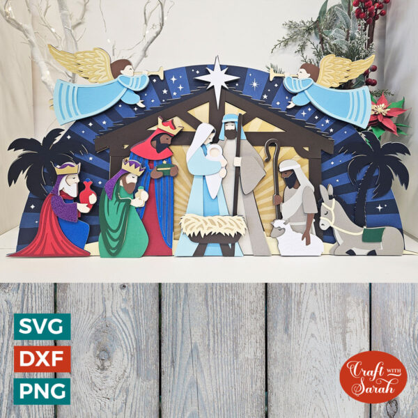 Giant Nativity Scene SVG - Image 2