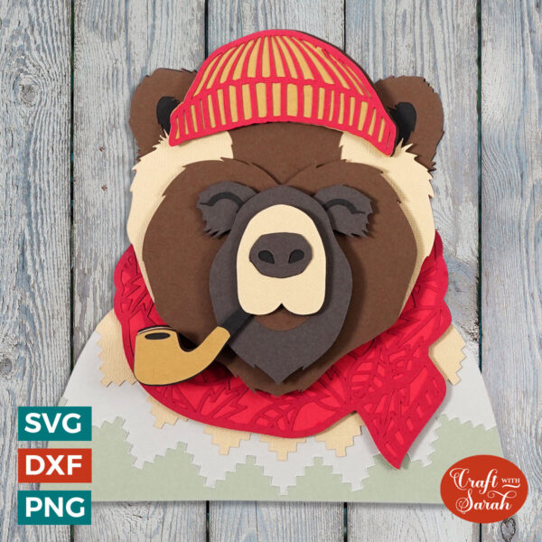 Grandpa Bear SVG