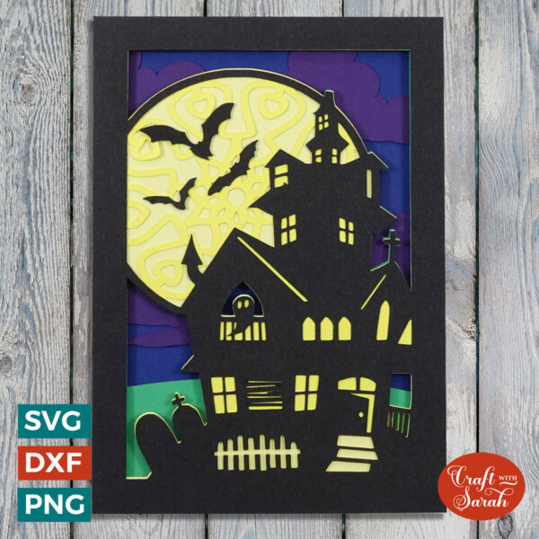 Haunted House Layered Card