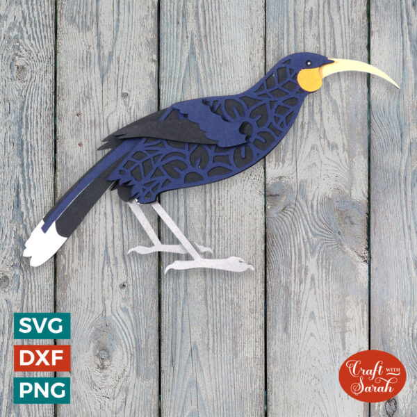 Huia Bird SVG