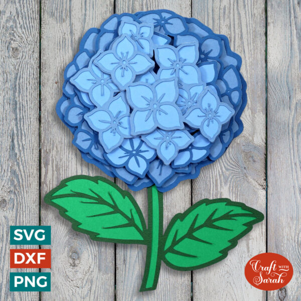 Hydrangea Flower SVG