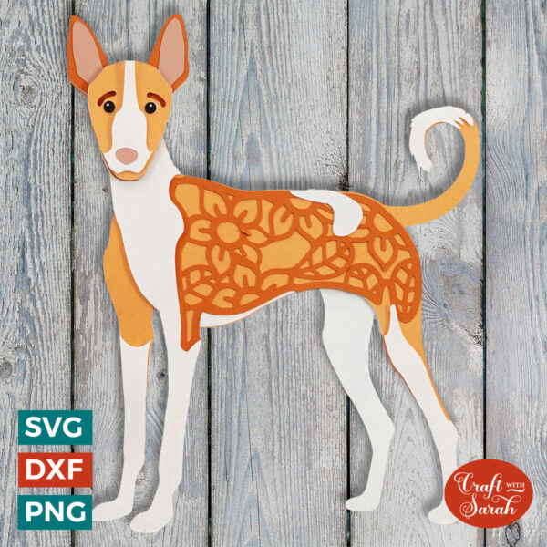 Ibizan Hound SVG