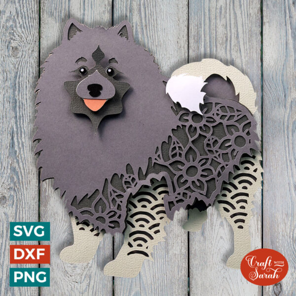 Keeshond SVG