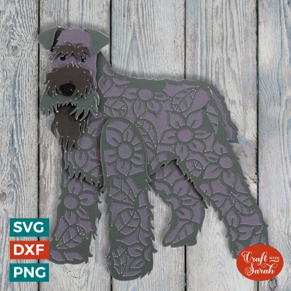 Kerry Blue Terrier SVG