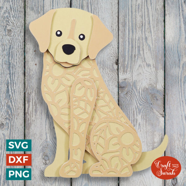 Labrador - Sitting SVG