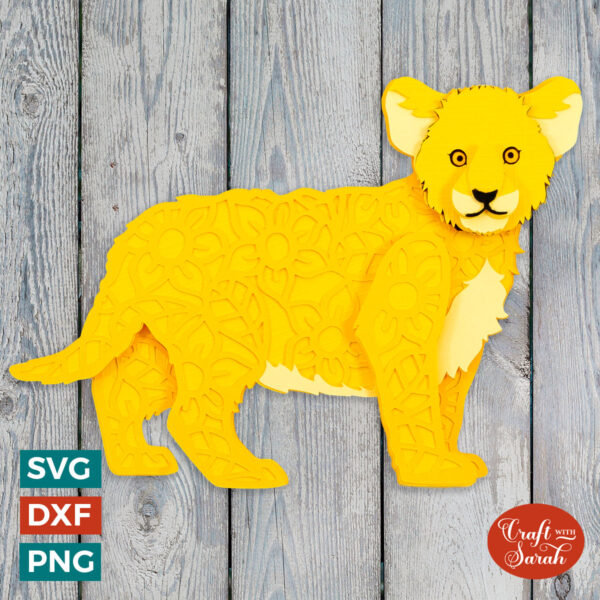 Lion Cub SVG