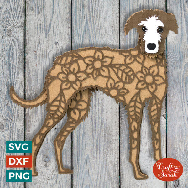 Lurcher (Wire Haired) SVG