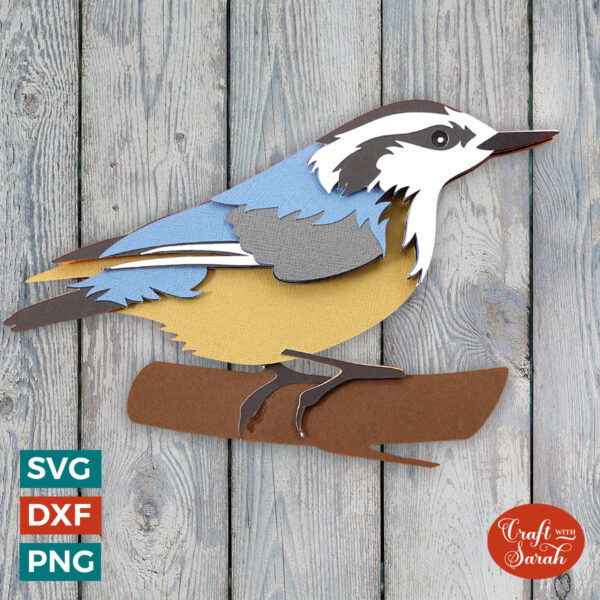 Nuthatch Bird SVG