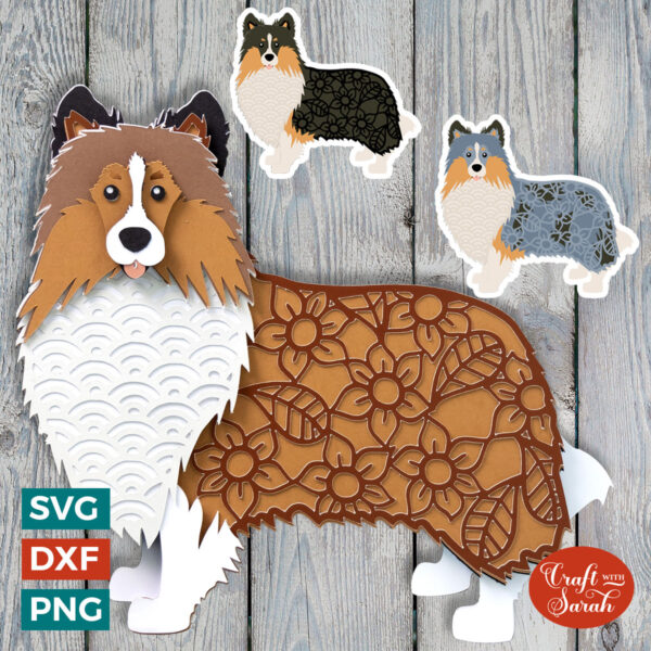 Sheltie Dog SVG