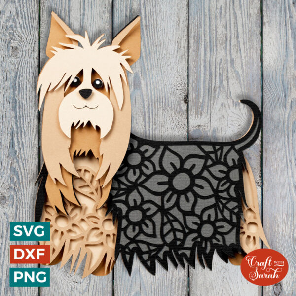 Silky Terrier SVG