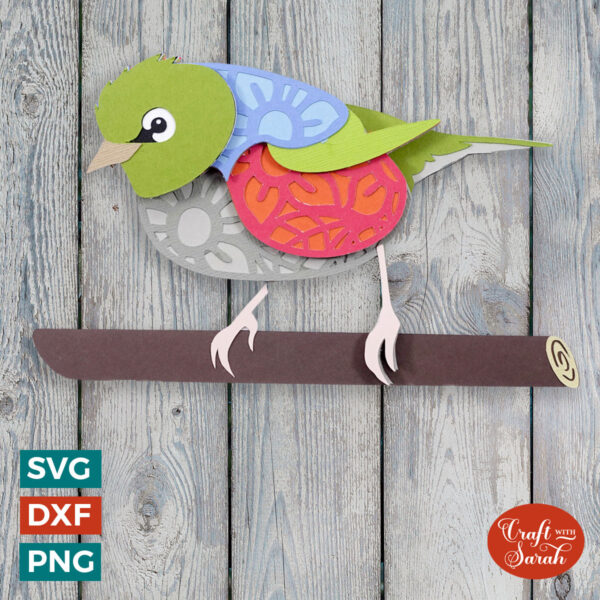 Silvereye Bird SVG