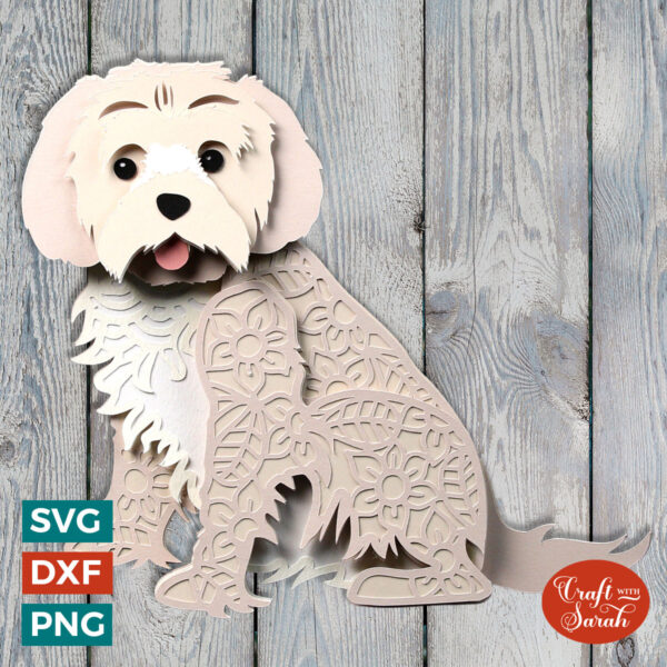 Small Fluffy Dog SVG