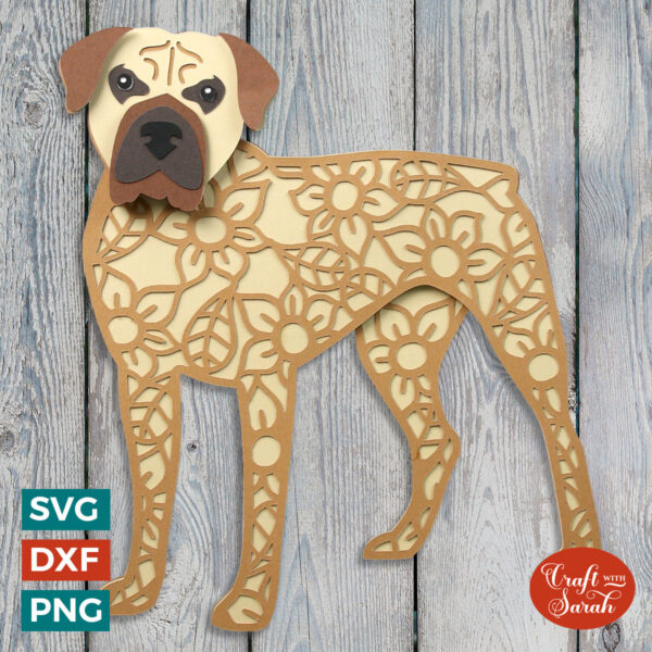 South African Boerboel Dog SVG