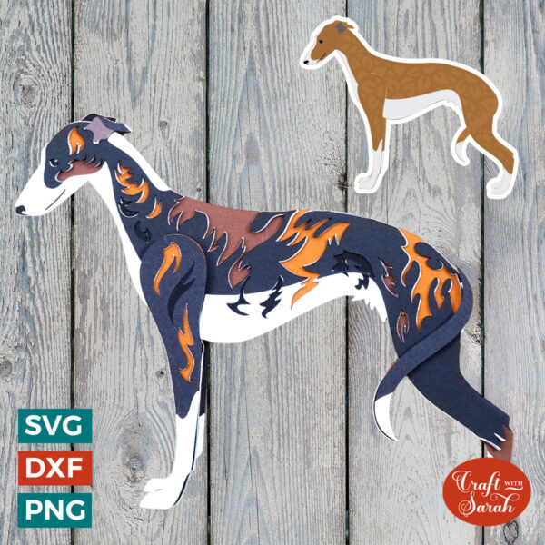 Spanish Greyhound SVG