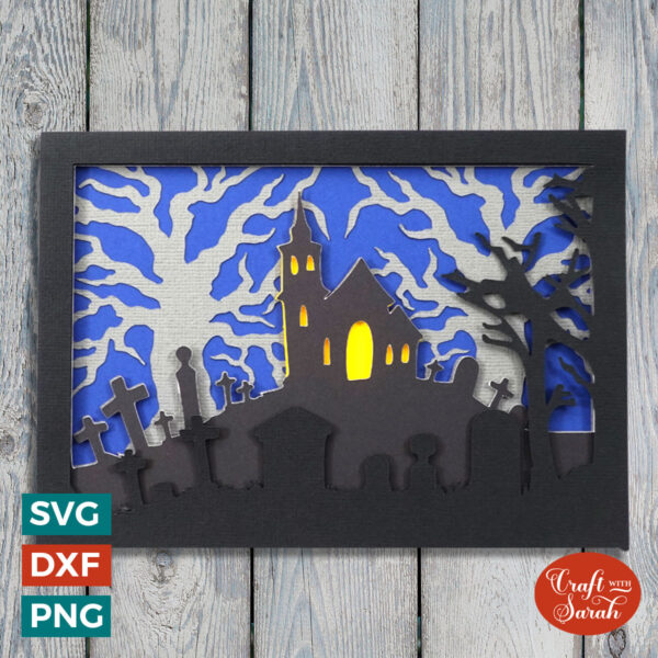 Haunted House Layered Card