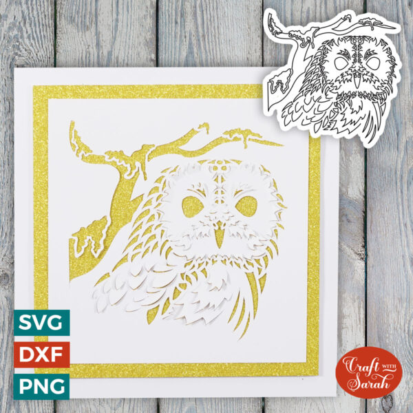 Tawny Owl Bend Out Card