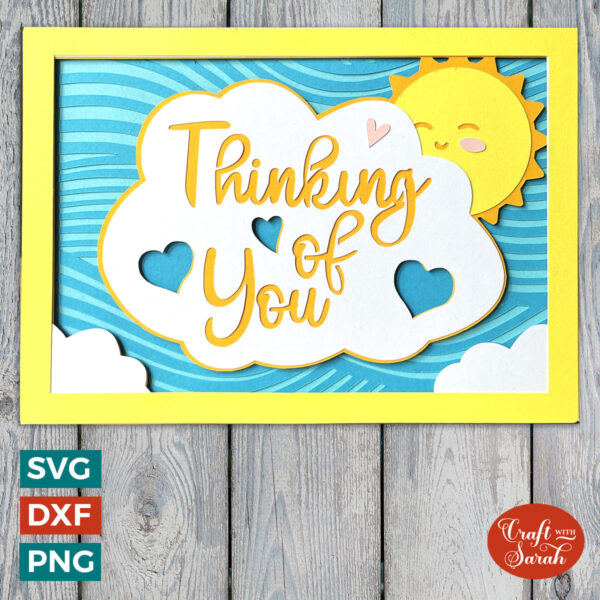 Sunshine Thinking of You Greetings Card