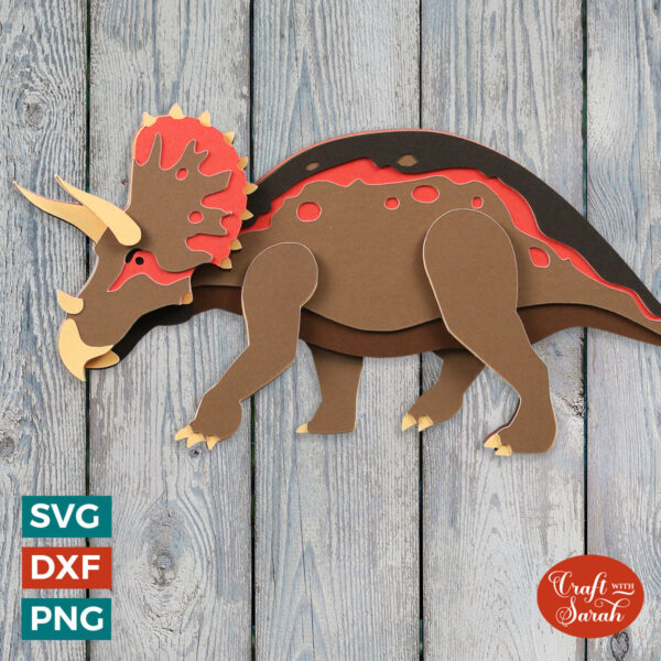 Triceratops SVG