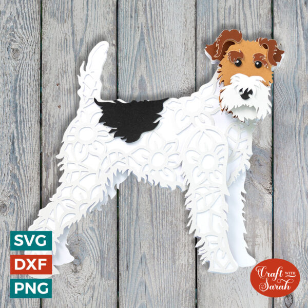 Wire Fox Terrier SVG