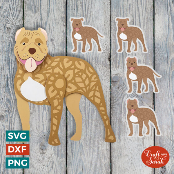 XL American Bulldog SVG