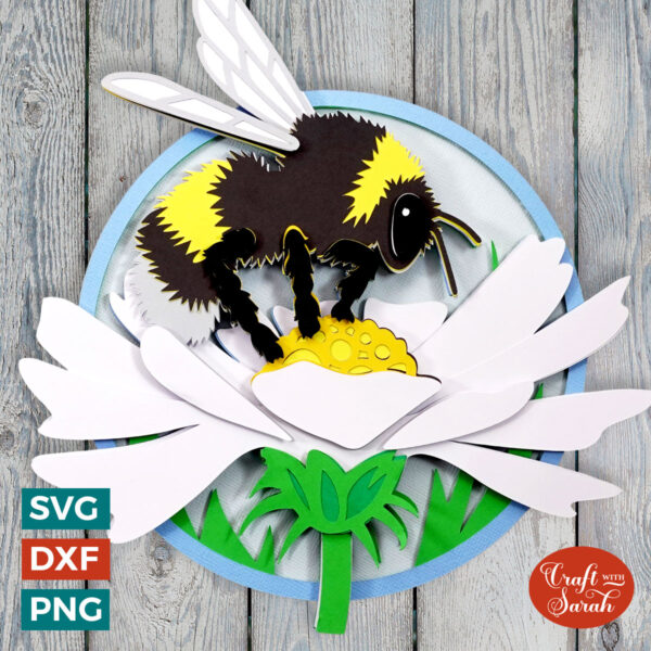 Bee & Daisy SVG