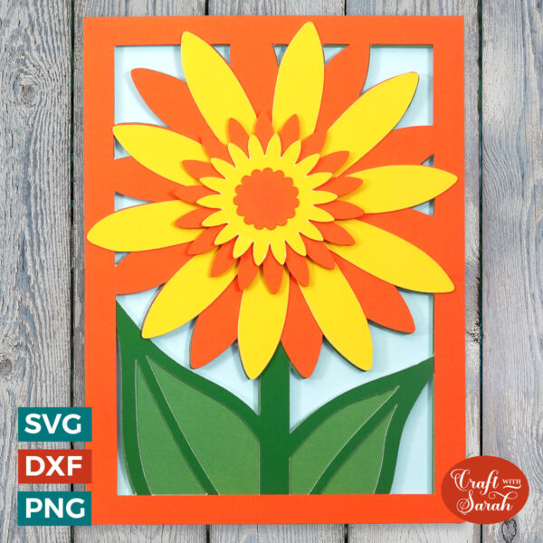 Bright Daisy Layered Card