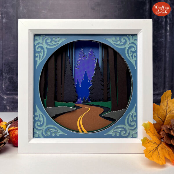 Forest Highway Shadow Box