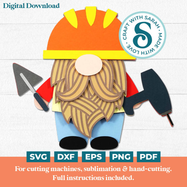 DIY Gnome SVG - Male